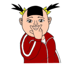 playful mitchan sticker #7013414