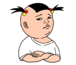 playful mitchan sticker #7013428