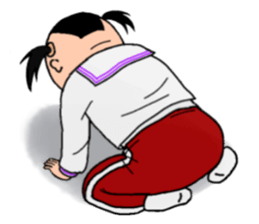 playful mitchan sticker #7013440