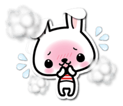 Bunny 3D Sticker 2 sticker #7014175