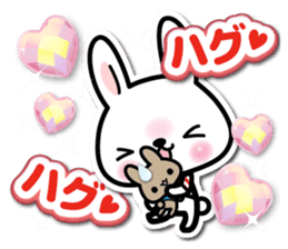 Bunny 3D Sticker 2 sticker #7014179