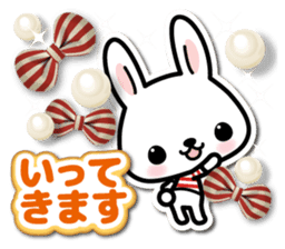 Bunny 3D Sticker 2 sticker #7014183