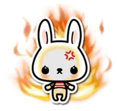 Bunny 3D Sticker 2 sticker #7014188