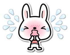 Bunny 3D Sticker 2 sticker #7014190