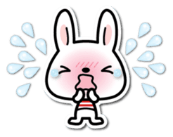 Bunny 3D Sticker 2 sticker #7014190