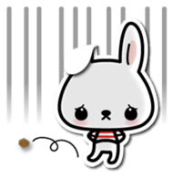 Bunny 3D Sticker 2 sticker #7014191