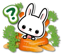 Bunny 3D Sticker 2 sticker #7014198