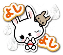 Bunny 3D Sticker 2 sticker #7014202