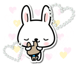 Bunny 3D Sticker 2 sticker #7014204
