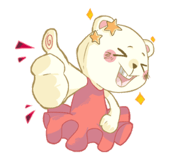 Polarina - Ballerina Bear sticker #7014368