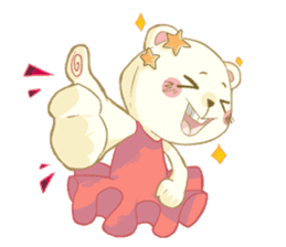 Polarina - Ballerina Bear sticker #7014368