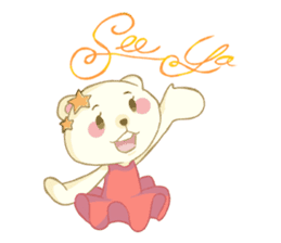Polarina - Ballerina Bear sticker #7014393