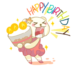 Polarina - Ballerina Bear sticker #7014406