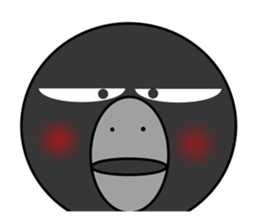 a reticent bird sticker #7014807