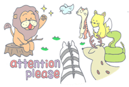 Cute Animals Say "Hi" sticker #7014865