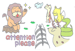 Cute Animals Say "Hi" sticker #7014865
