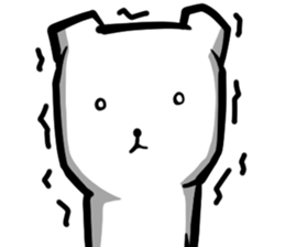 A forty face Bear sticker #7015178