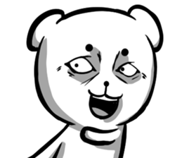 A forty face Bear sticker #7015180