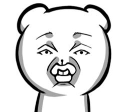 A forty face Bear sticker #7015181