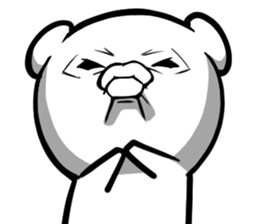 A forty face Bear sticker #7015182