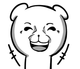 A forty face Bear sticker #7015185