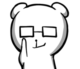 A forty face Bear sticker #7015186