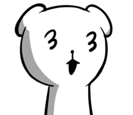 A forty face Bear sticker #7015192