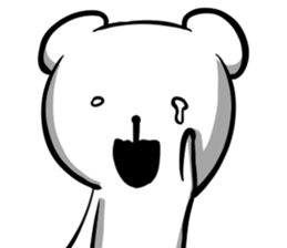 A forty face Bear sticker #7015193