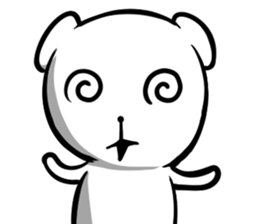 A forty face Bear sticker #7015195