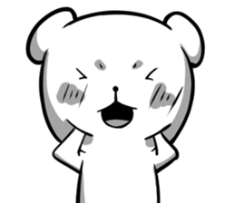 A forty face Bear sticker #7015200