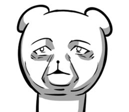 A forty face Bear sticker #7015203