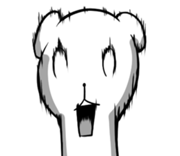 A forty face Bear sticker #7015205