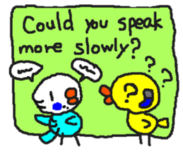 Message from a deaf person -English- sticker #7015344