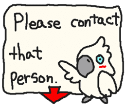 Message from a deaf person -English- sticker #7015359