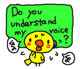 Message from a deaf person -English- sticker #7015364