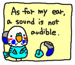 Message from a deaf person -English- sticker #7015365