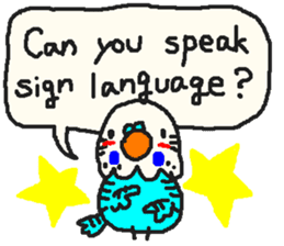 Message from a deaf person -English- sticker #7015367