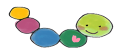 pompon caterpillar sticker #7015944