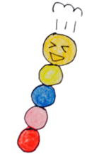 pompon caterpillar sticker #7015961