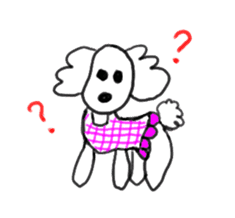 Toy Poodle Hana-chan sticker #7015969