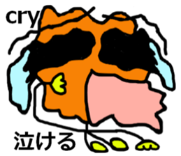 Big head deformation sticker #7016347