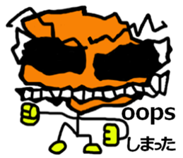 Big head deformation sticker #7016351