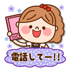 Family of stickers. Mom version sticker #7016825