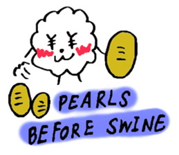 Tellas's Ringo-chan & Puppu proverbs 01 sticker #7016858