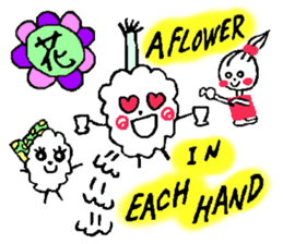 Tellas's Ringo-chan & Puppu proverbs 01 sticker #7016874