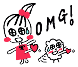 Tellas's Ringo-chan & Puppu proverbs 01 sticker #7016875