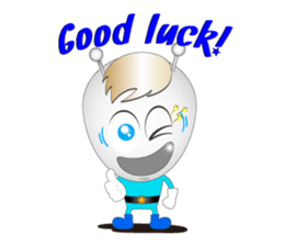 Alien twins sticker #7017252