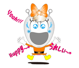 Alien twins sticker #7017255