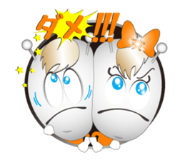 Alien twins sticker #7017268