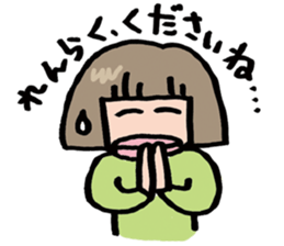 Sticker for timid people sticker #7017573